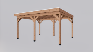 Douglas overkapping, 402 x 492 cm Verando, Pure